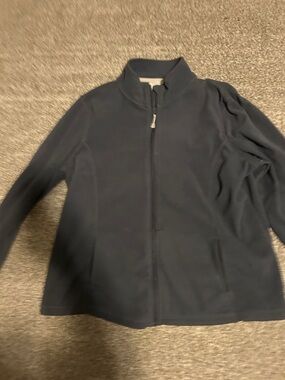 Dangling gray Full-Zip Fleece Jacket xxl/2xl